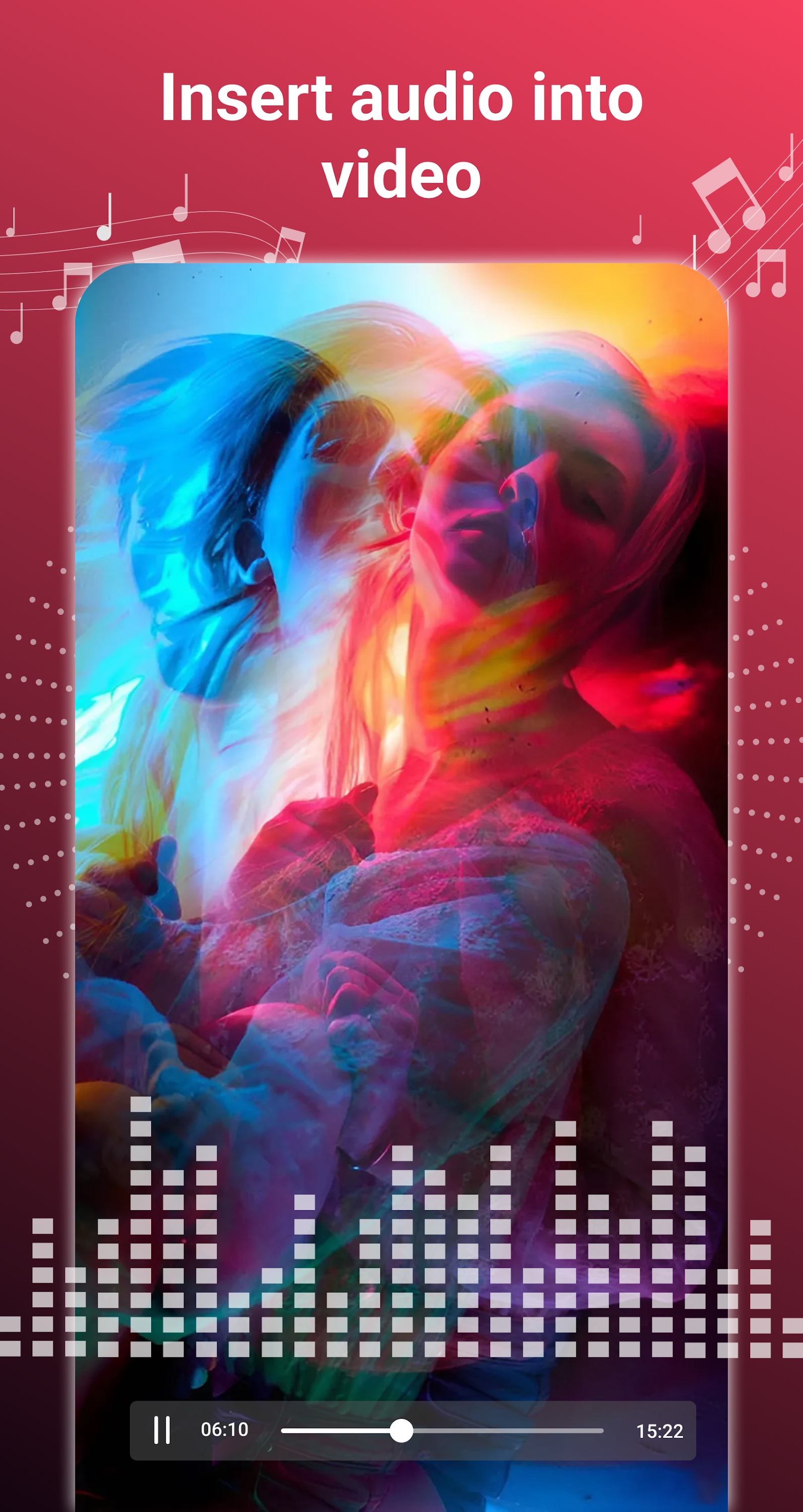 اسکرین شات 1 برنامه Add Audio To Video & Editor