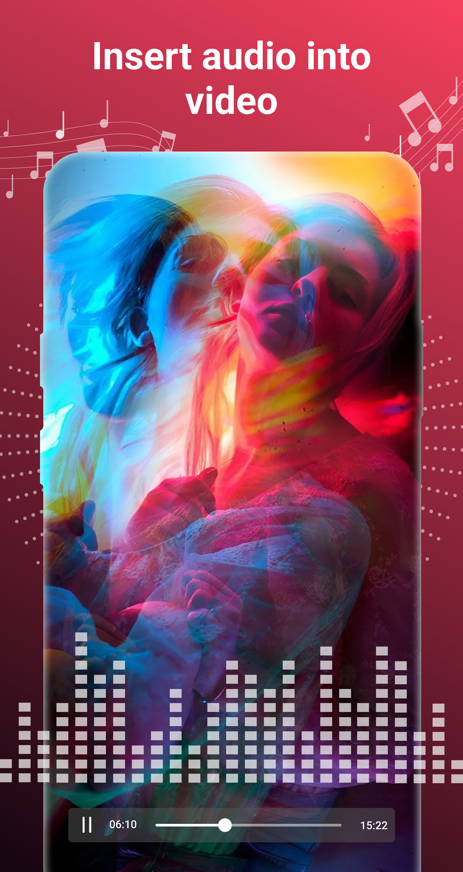 اسکرین شات 1 برنامه Add Audio To Video & Photo