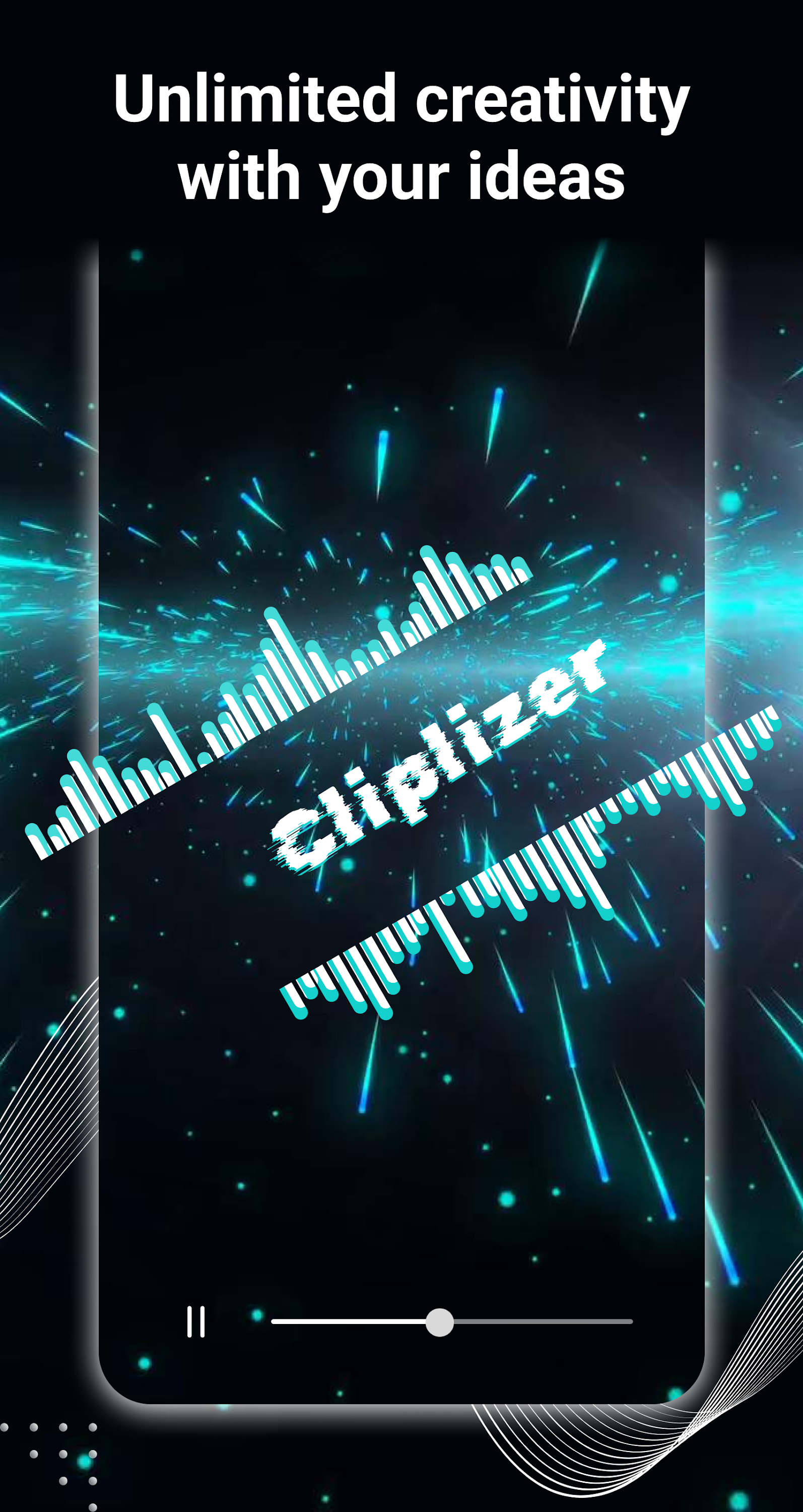 اسکرین شات 5 برنامه Cliplizer - Music Visual Video