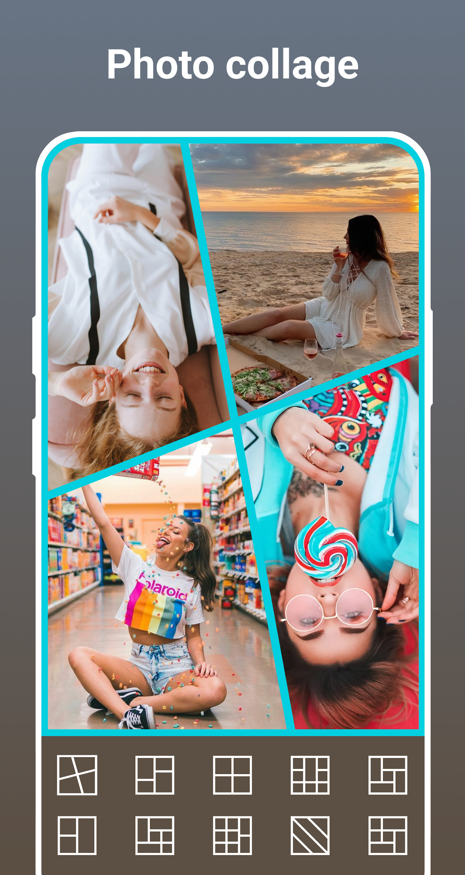 اسکرین شات 1 برنامه Photo On Photo Editor & Maker