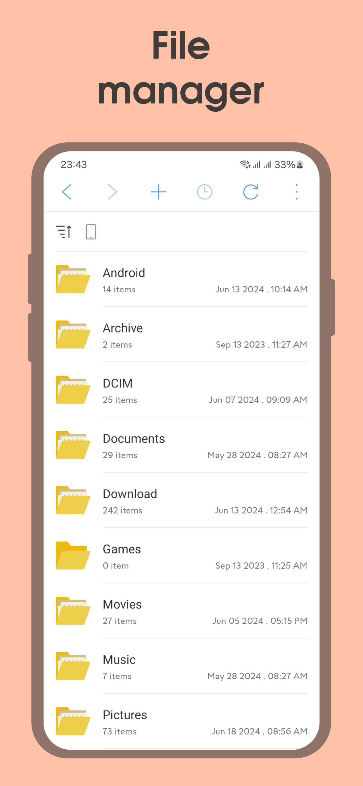 اسکرین شات 2 برنامه SD Card & File Manager