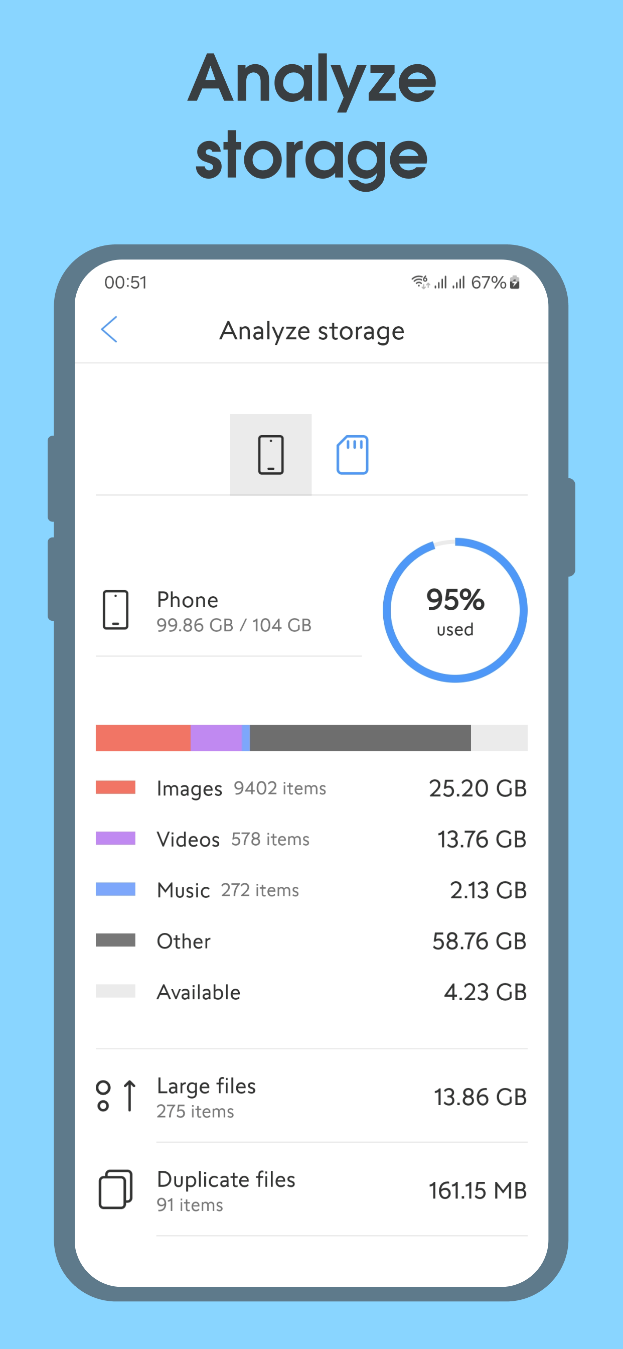 اسکرین شات 6 برنامه SD Card & File Manager