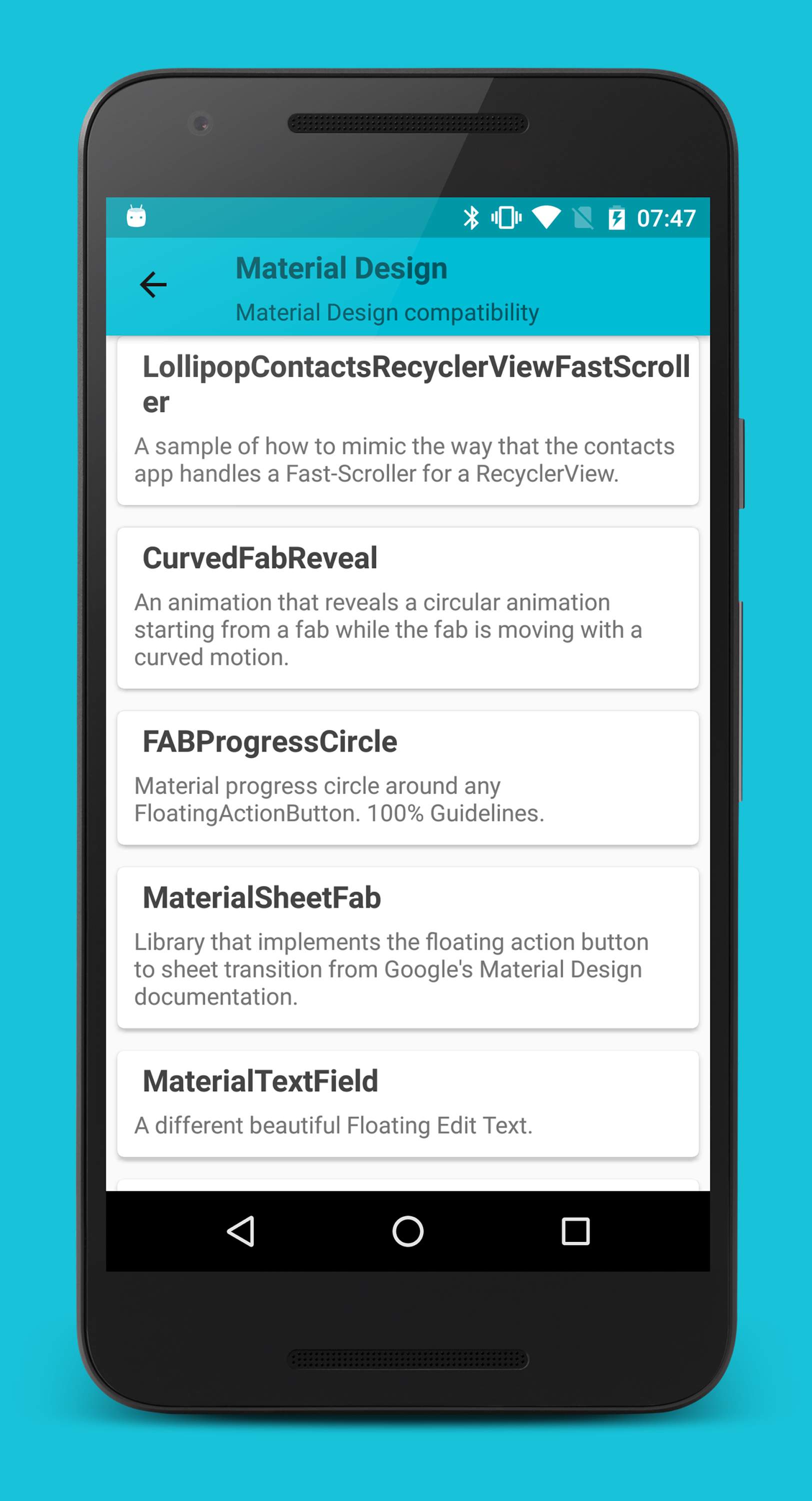 اسکرین شات 2 برنامه Libraries for developers