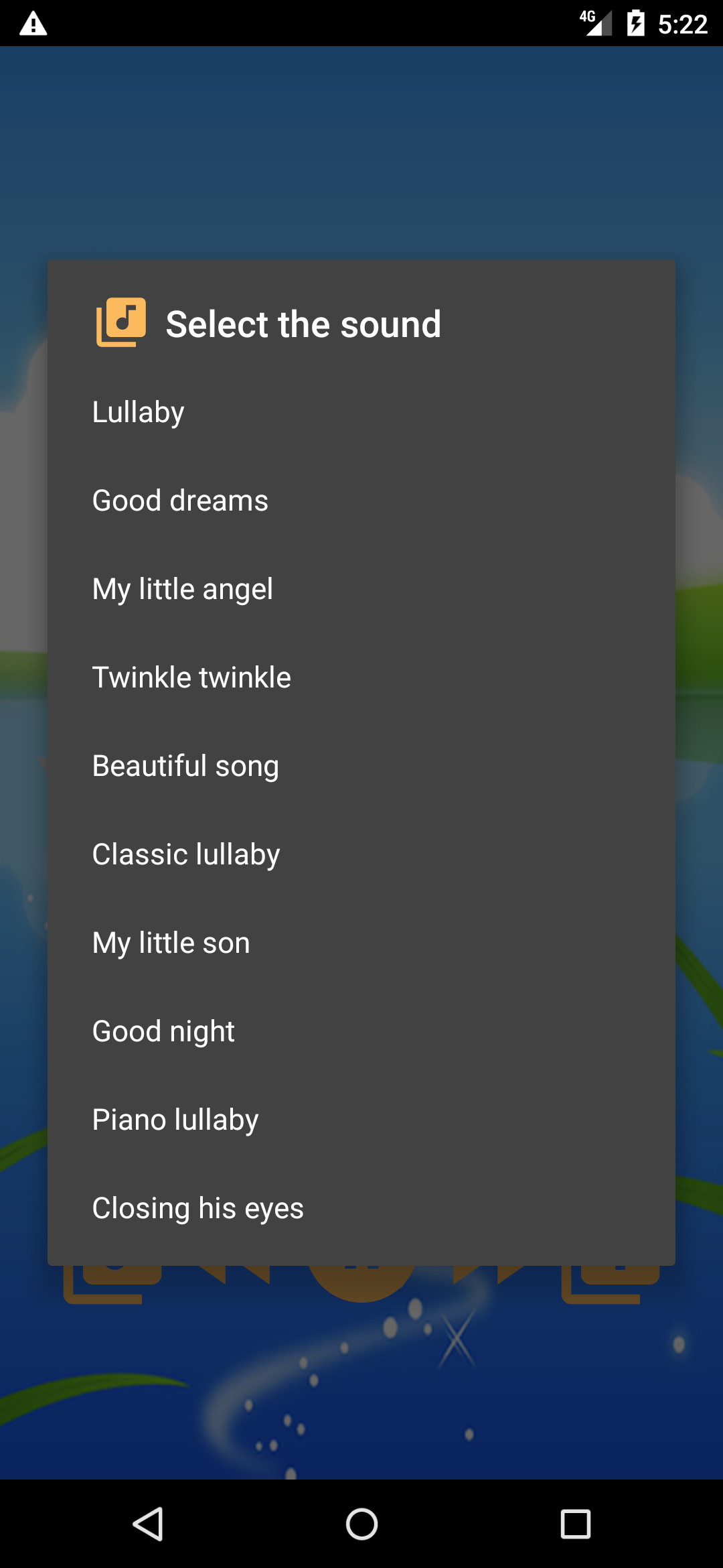 اسکرین شات 7 برنامه Lullaby for babies