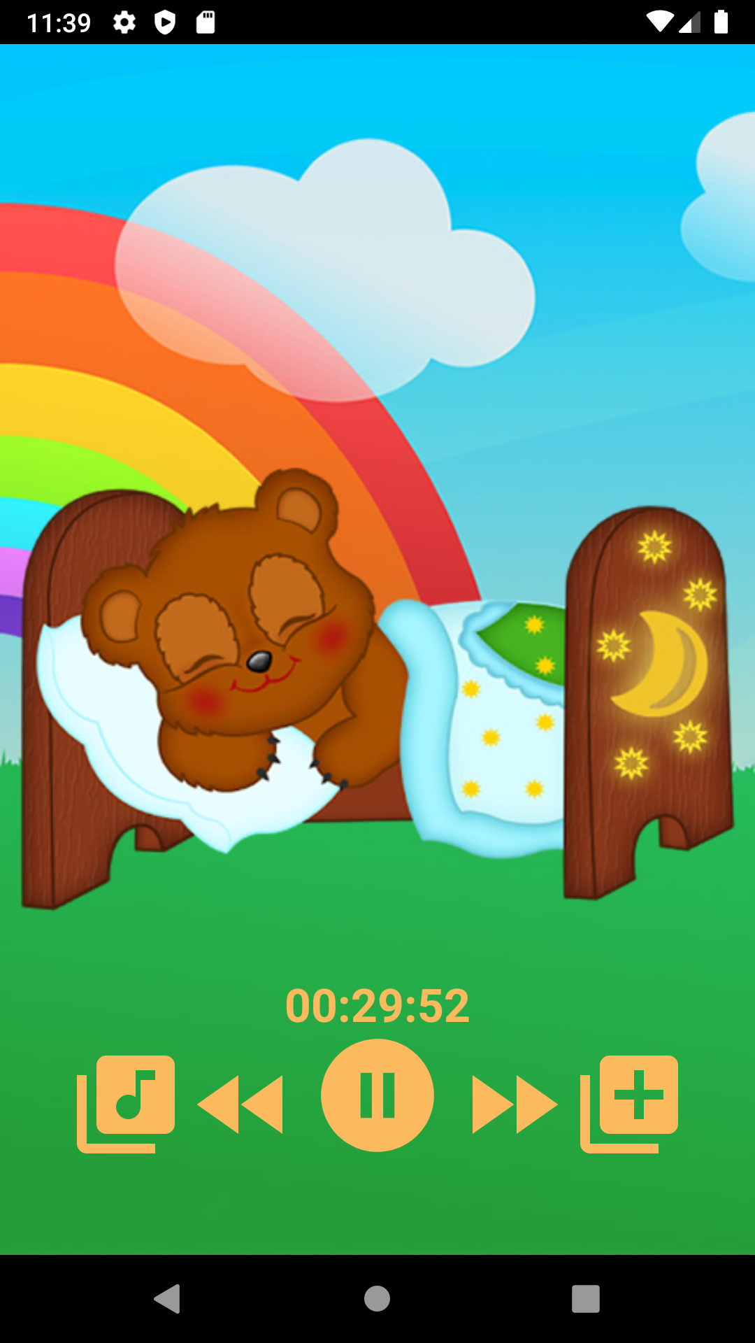 اسکرین شات 1 برنامه Sound to children sleep