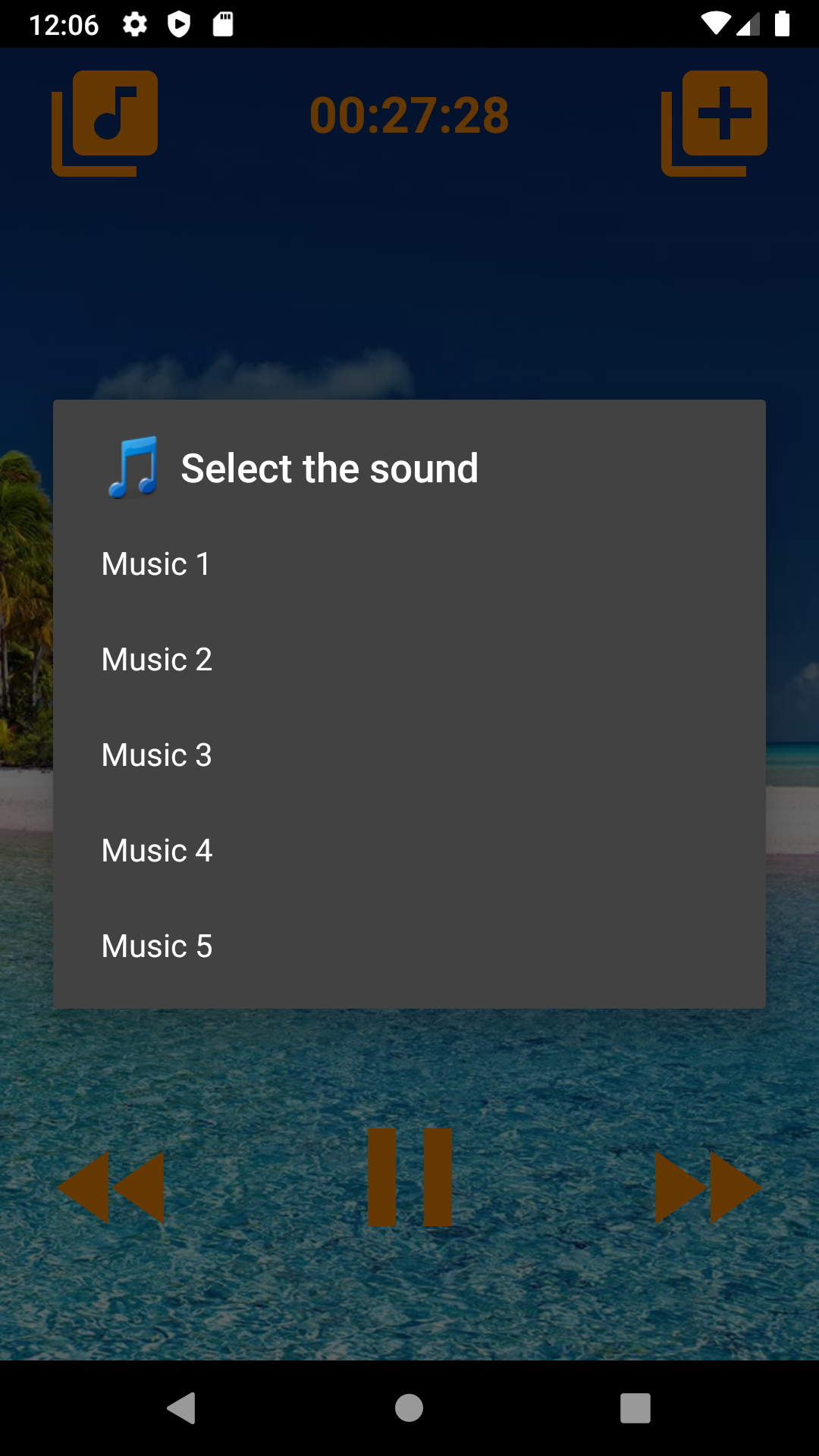 اسکرین شات 6 برنامه Piano with ocean waves