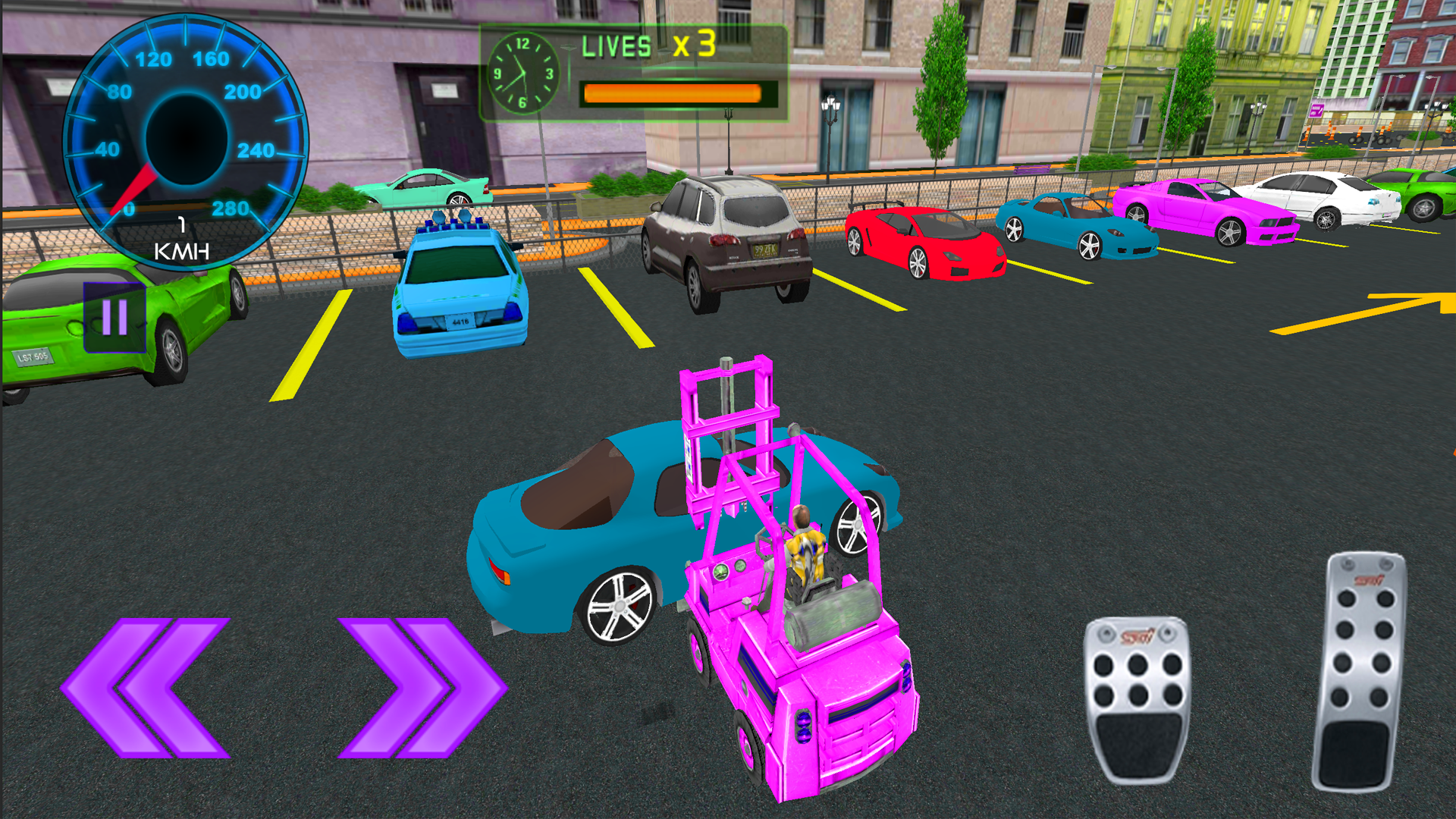 اسکرین شات 3 بازی Car Pick Forklift