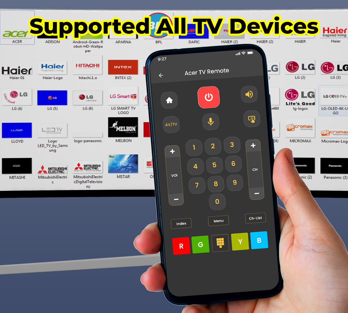 اسکرین شات 3 برنامه Universal Remote For TV