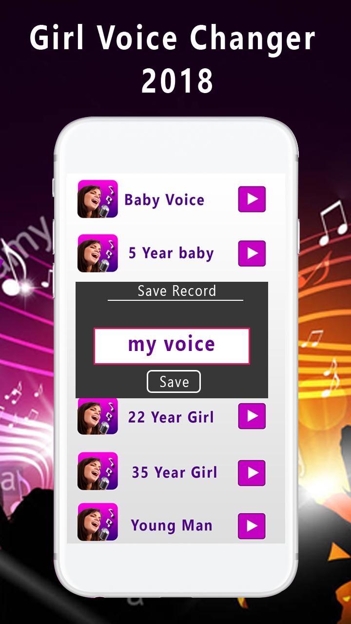 اسکرین شات 3 برنامه Female Voice Changer - Smart V
