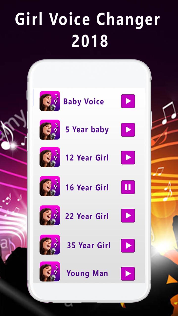 اسکرین شات 2 برنامه Female Voice Changer - Smart V