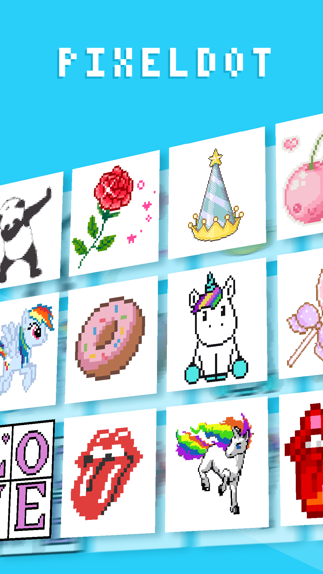اسکرین شات 6 برنامه PixelDot - Color by Number