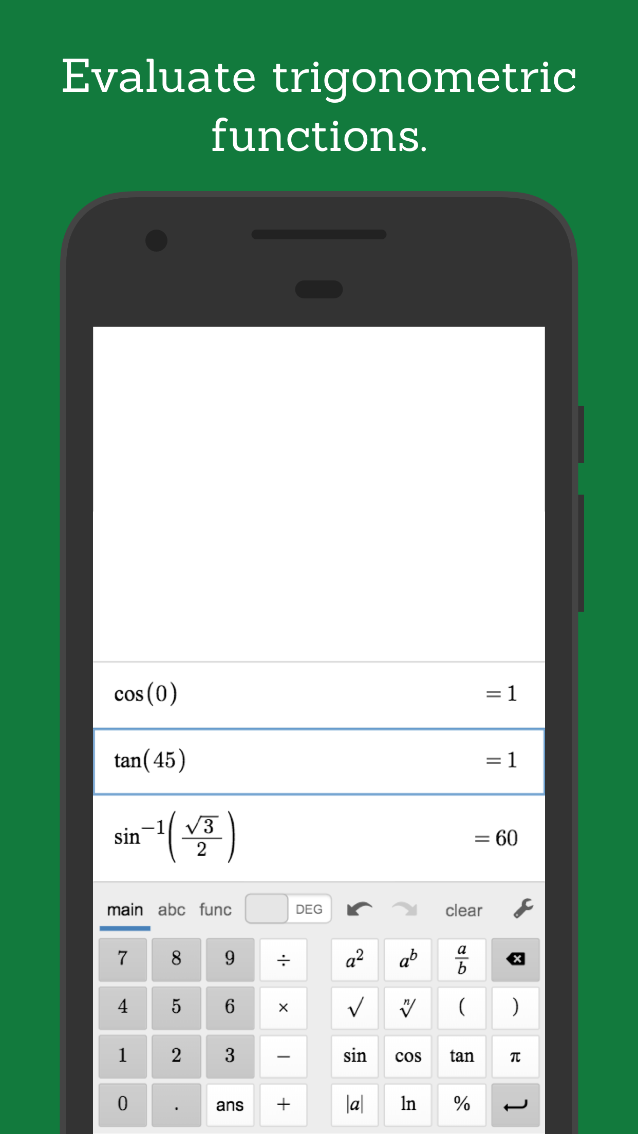 اسکرین شات 2 برنامه Desmos Scientific Calculator
