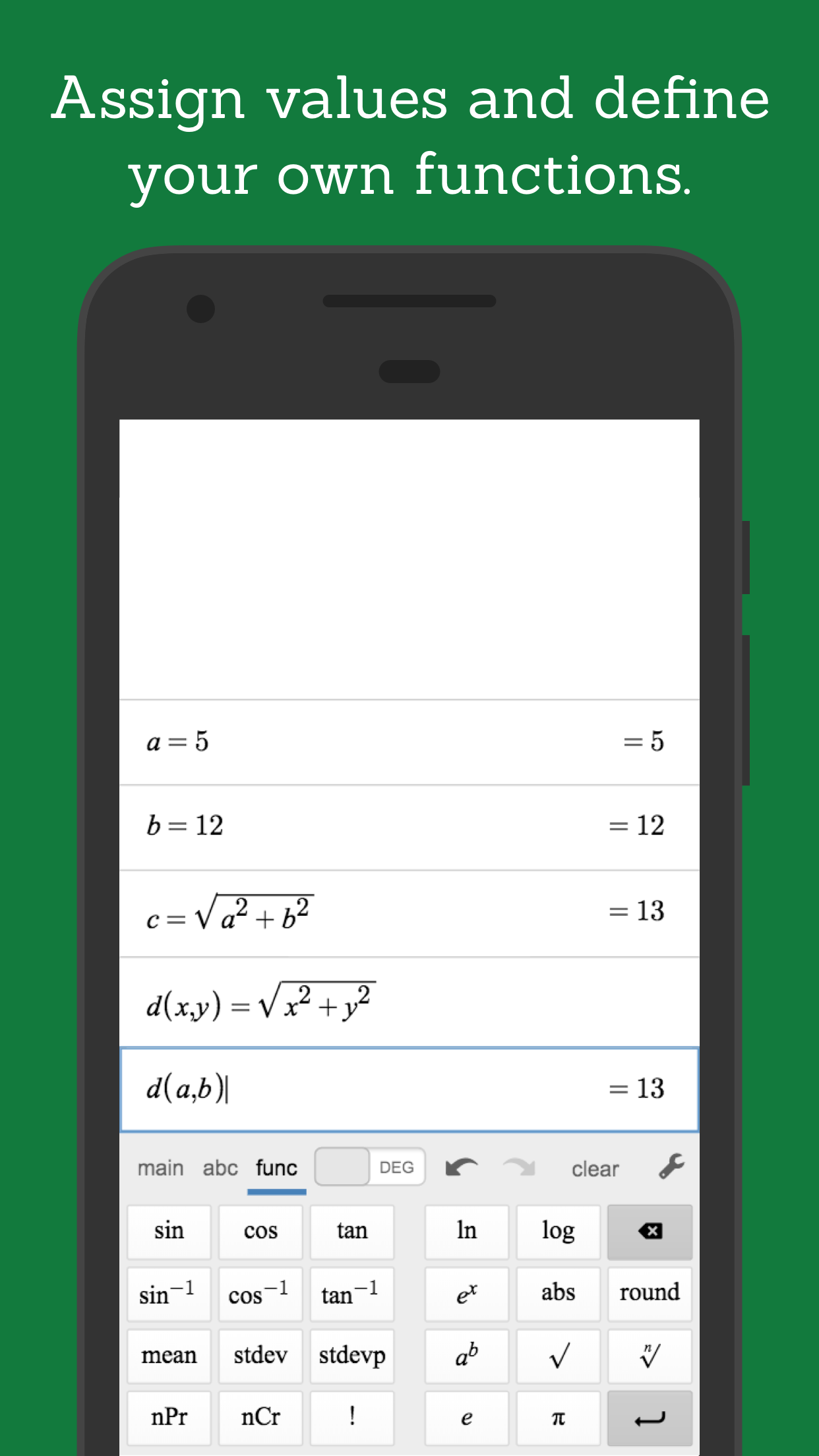 اسکرین شات 3 برنامه Desmos Scientific Calculator
