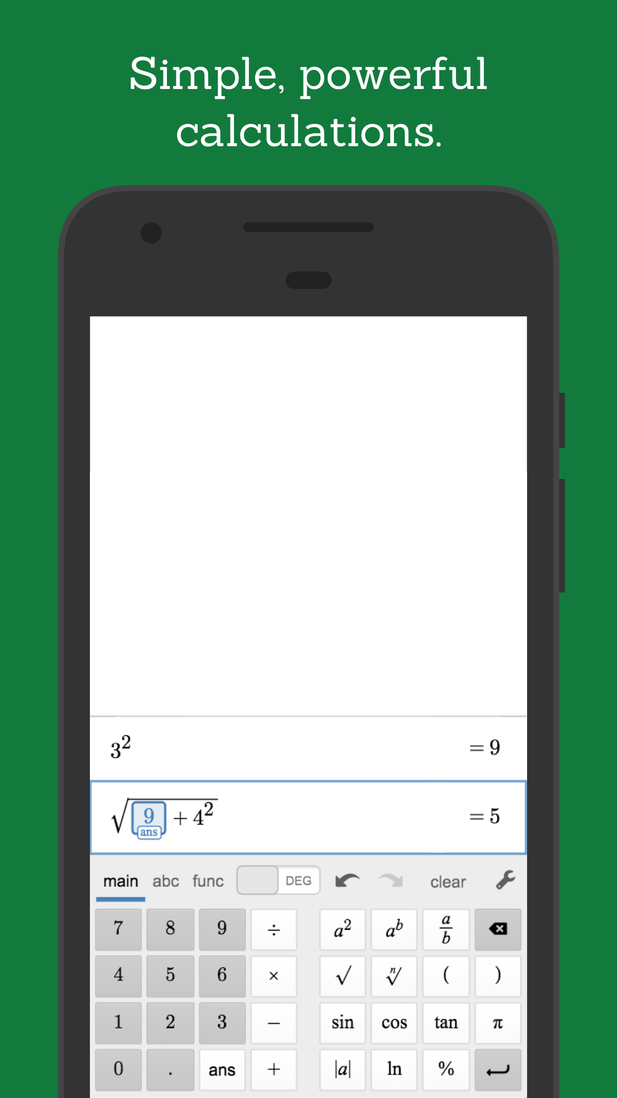 اسکرین شات 1 برنامه Desmos Scientific Calculator