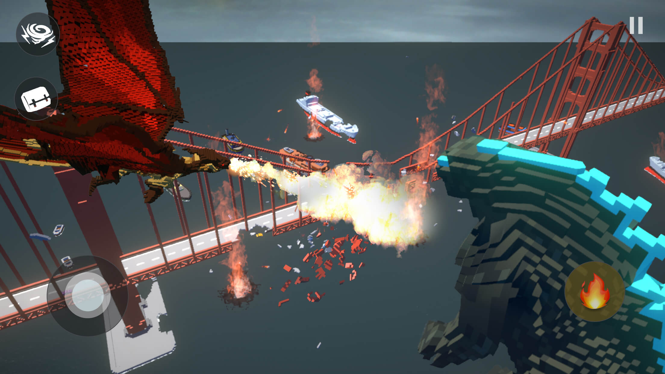 اسکرین شات 3 بازی Voxel Smash: City Destruction
