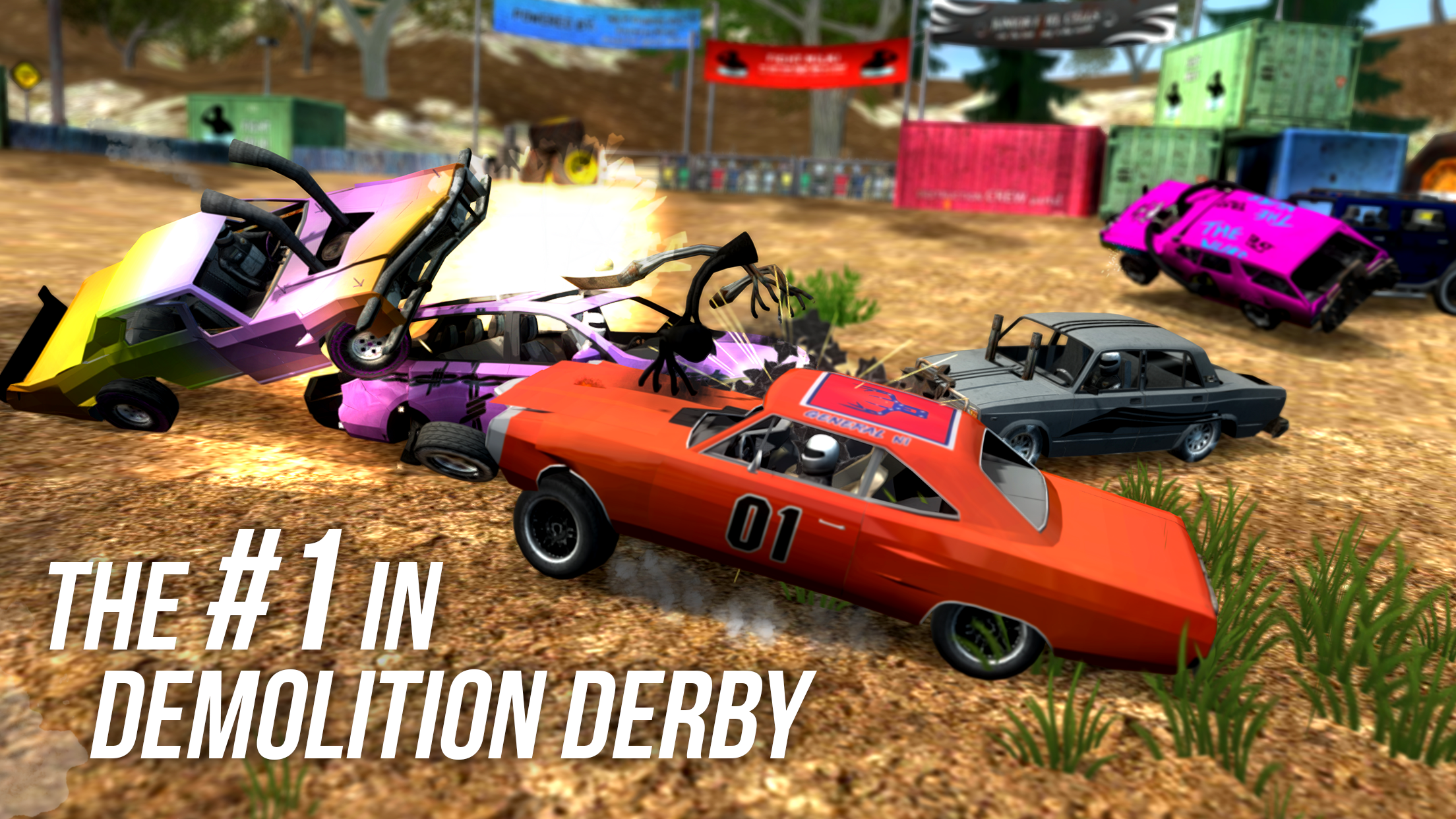 اسکرین شات 3 بازی Demolition Derby Multiplayer