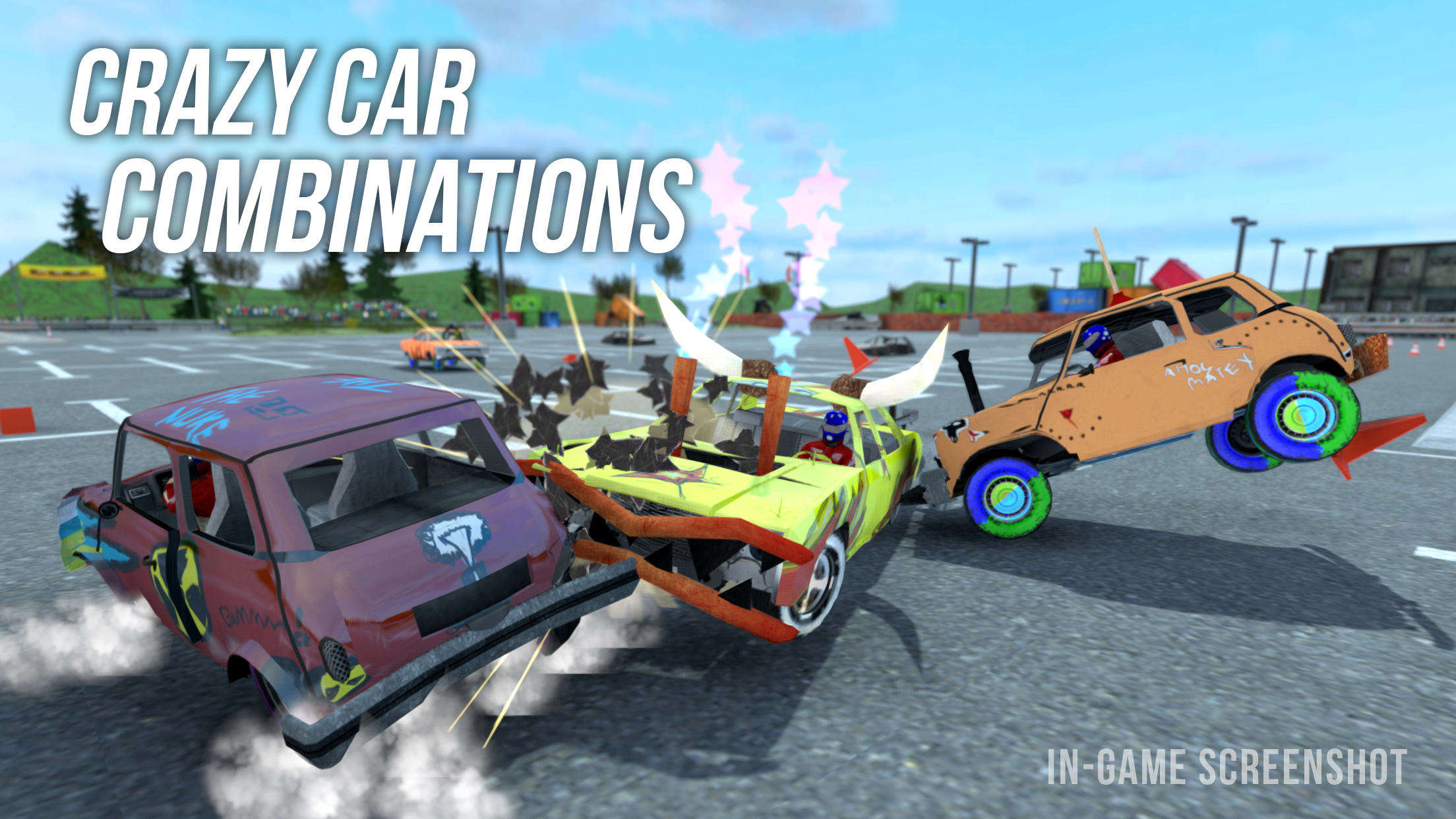 اسکرین شات 1 بازی Demolition Derby Multiplayer
