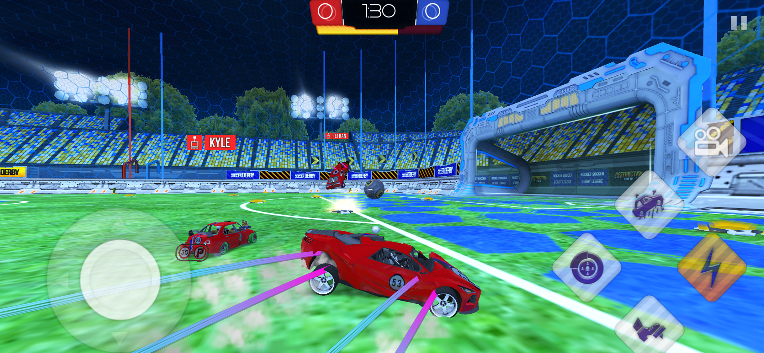 اسکرین شات 1 بازی Rocket Soccer Derby