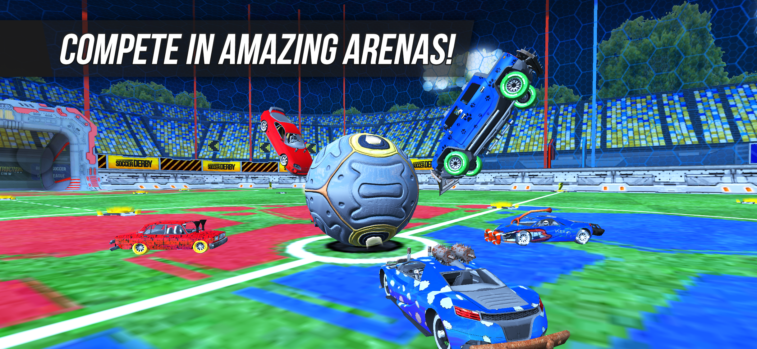 اسکرین شات 3 بازی Rocket Soccer Derby