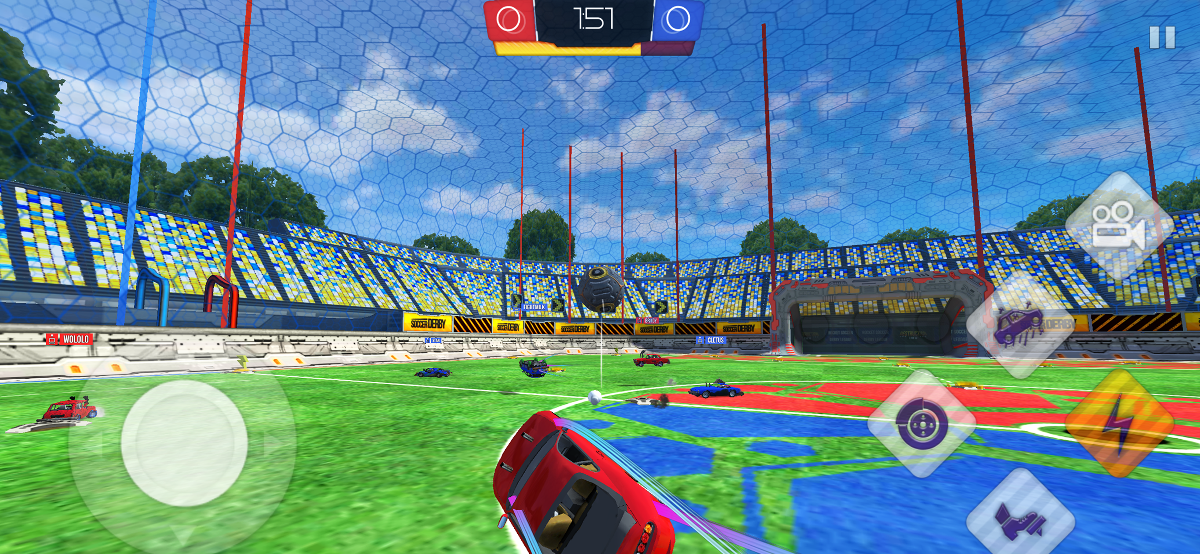 اسکرین شات 2 بازی Rocket Soccer Derby
