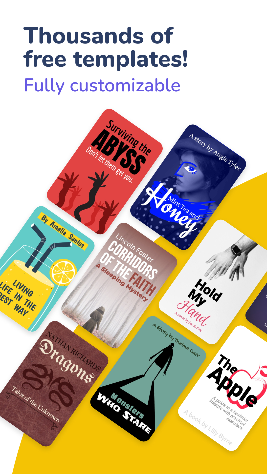 اسکرین شات 3 برنامه Book Cover Maker for Wattpad