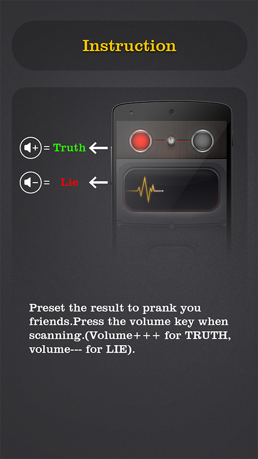 اسکرین شات برنامه Lie Detector Test Prank 5