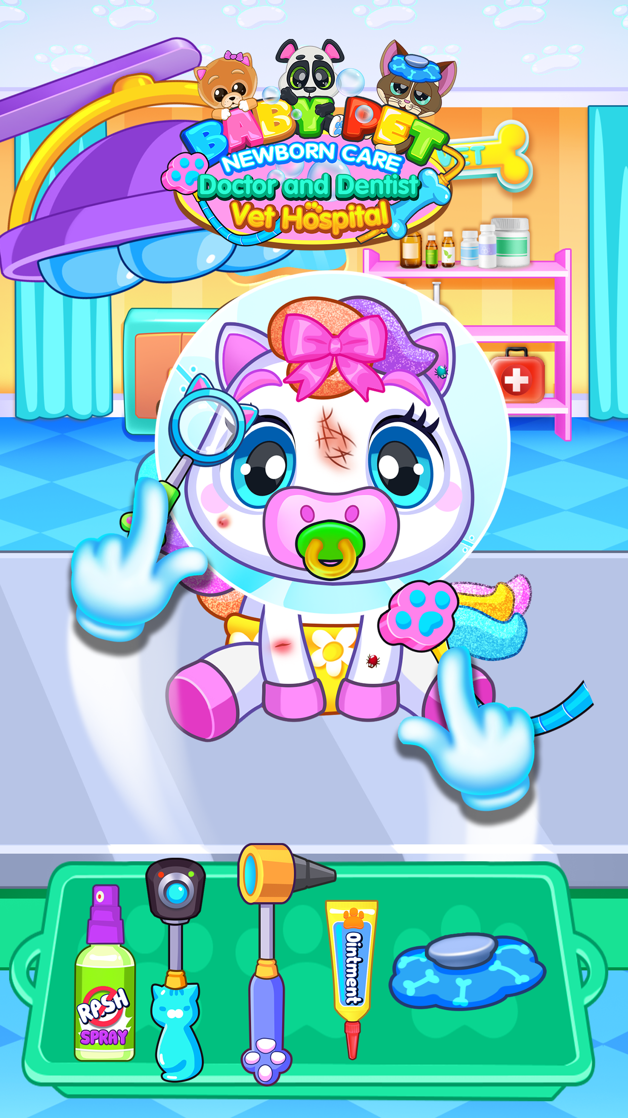 اسکرین شات 5 بازی Baby Pet Doctor Dentist Salon