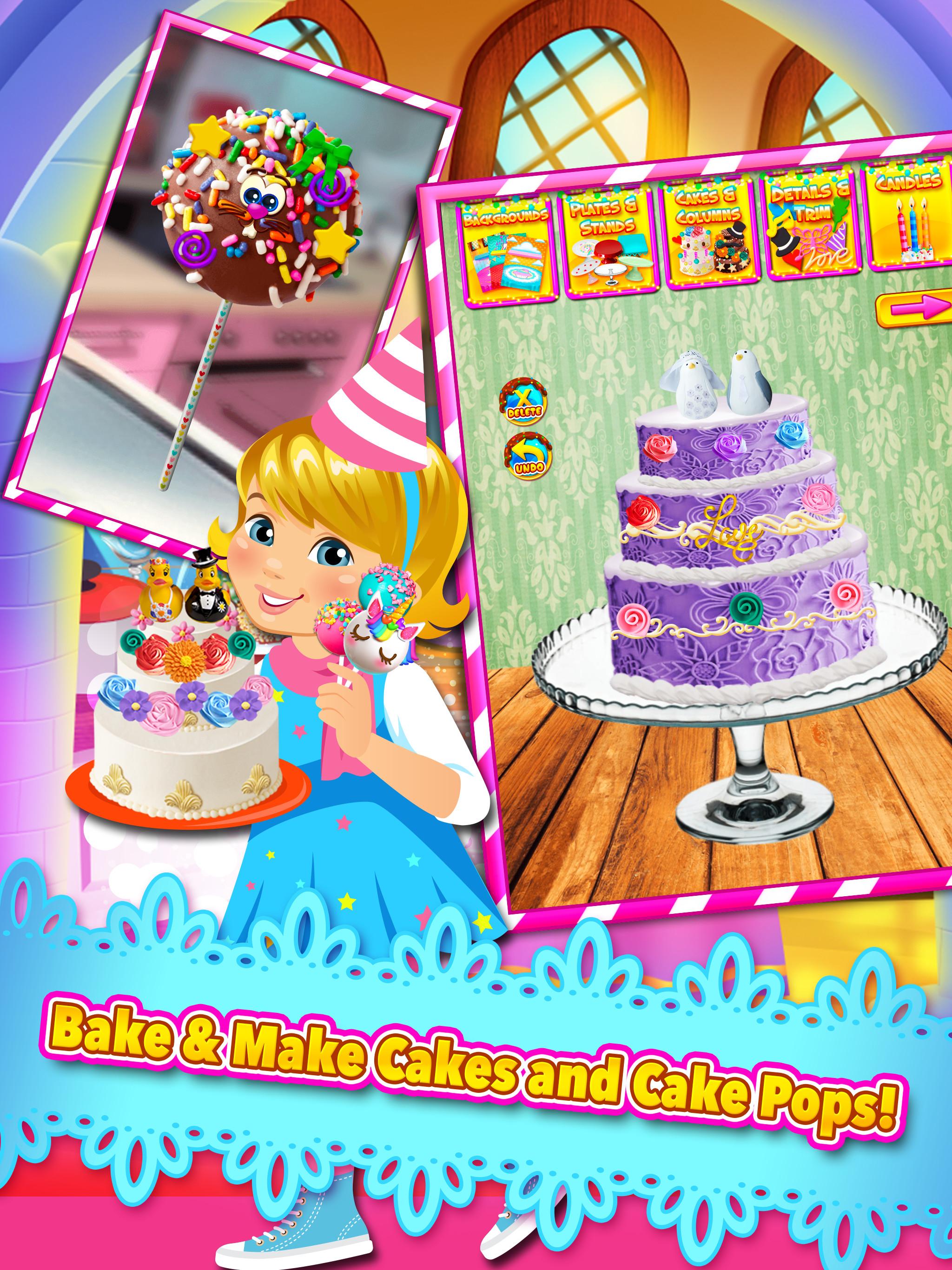 اسکرین شات 2 بازی Cake Maker & Candy Pops Cook