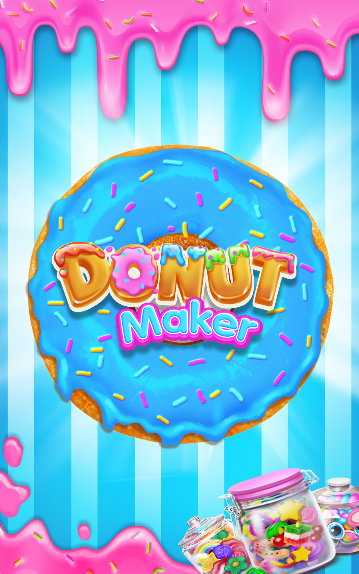 اسکرین شات 1 بازی Donut Maker Cooking Game Fun