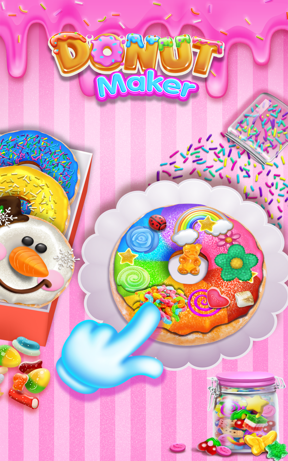 اسکرین شات 7 بازی Donut Maker Cooking Game Fun