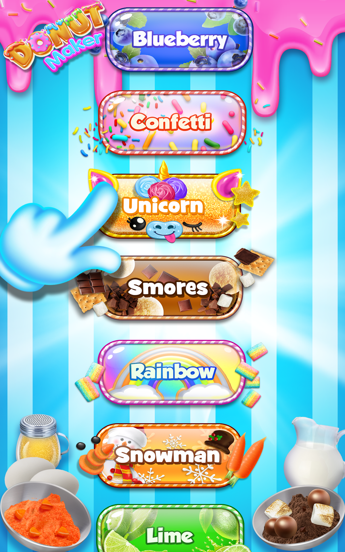 اسکرین شات 6 بازی Donut Maker Cooking Game Fun