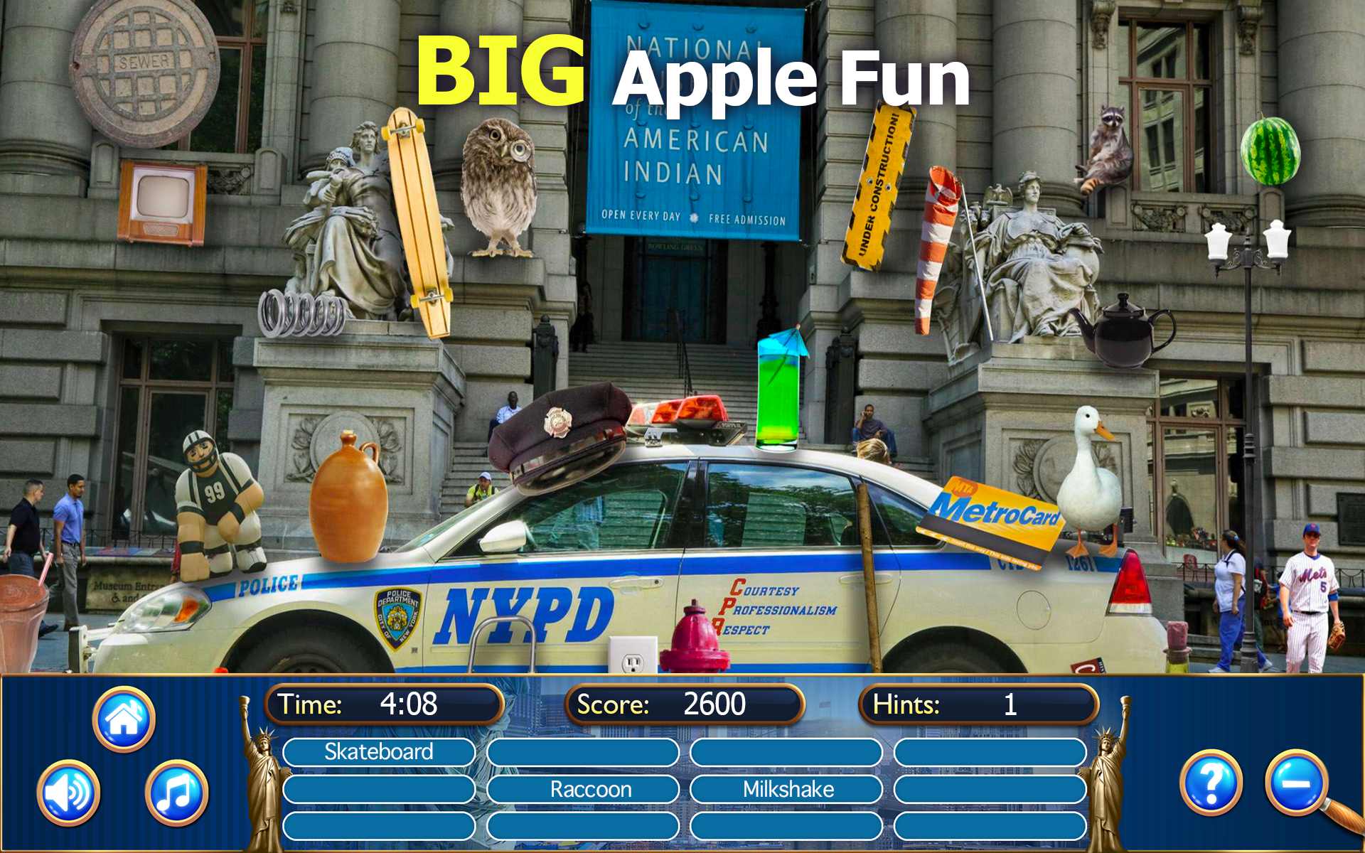 اسکرین شات 4 بازی Hidden Objects New York City