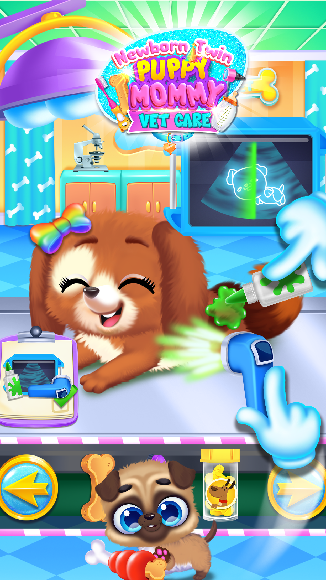 اسکرین شات 2 بازی Newborn Puppy Mommy Dog Salon