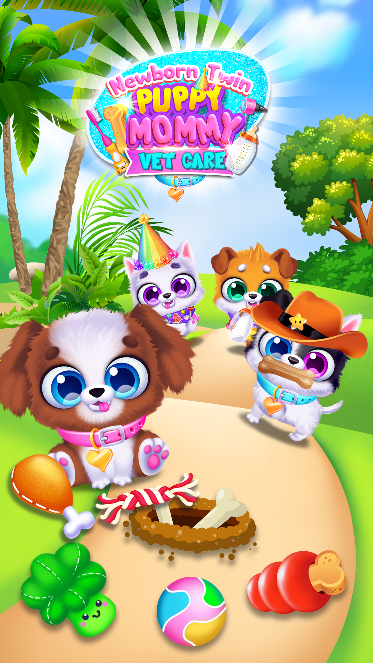 اسکرین شات 1 بازی Newborn Puppy Mommy Dog Salon