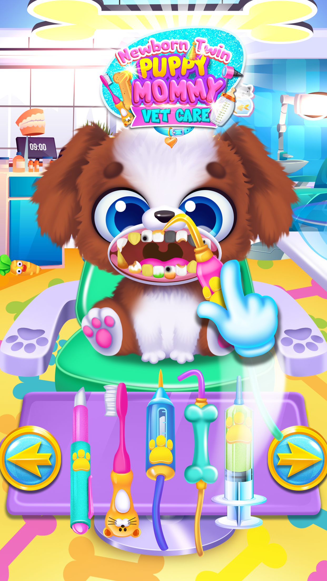 اسکرین شات 3 بازی Newborn Puppy Mommy Dog Salon