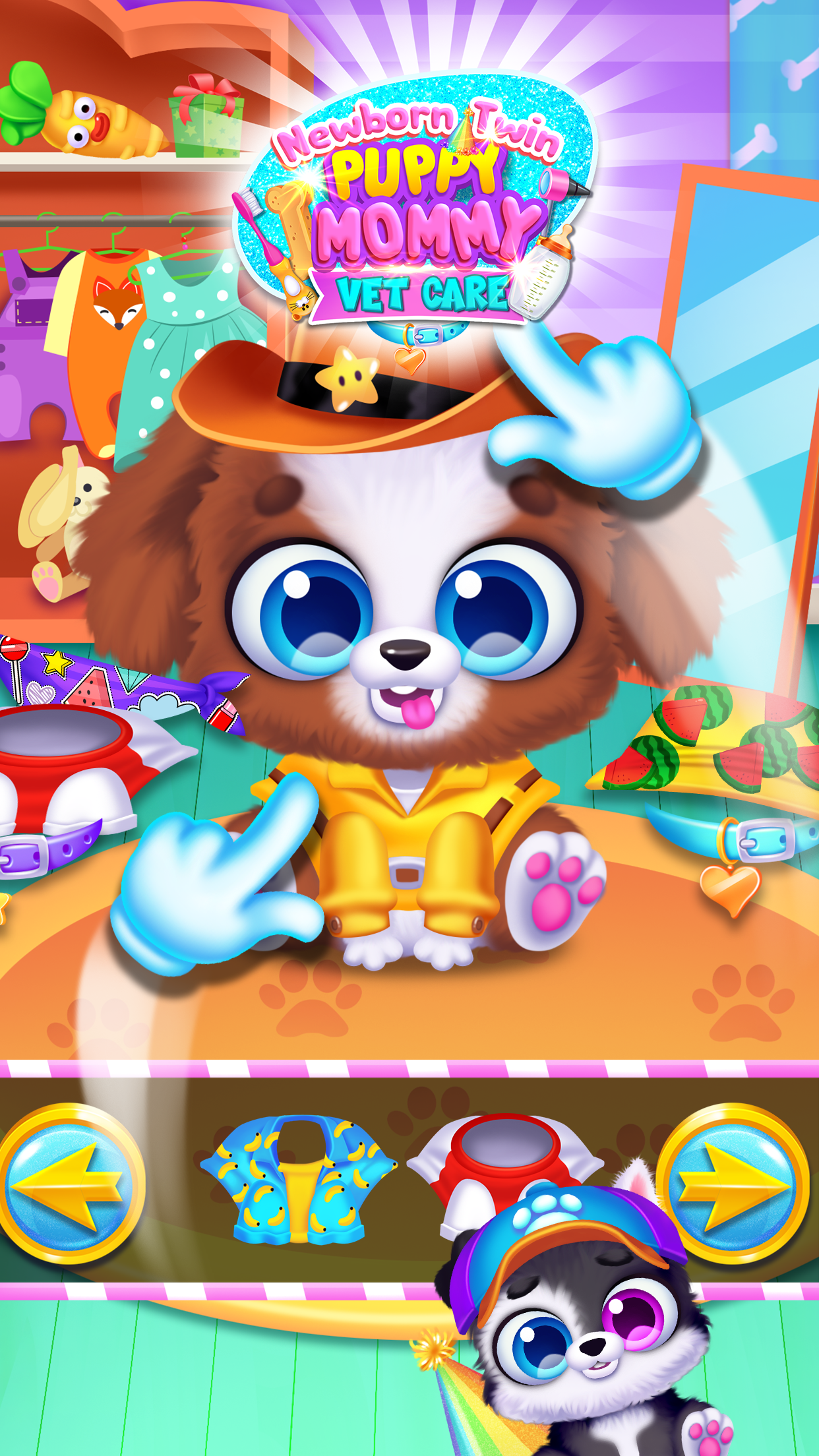اسکرین شات 6 بازی Newborn Puppy Mommy Dog Salon