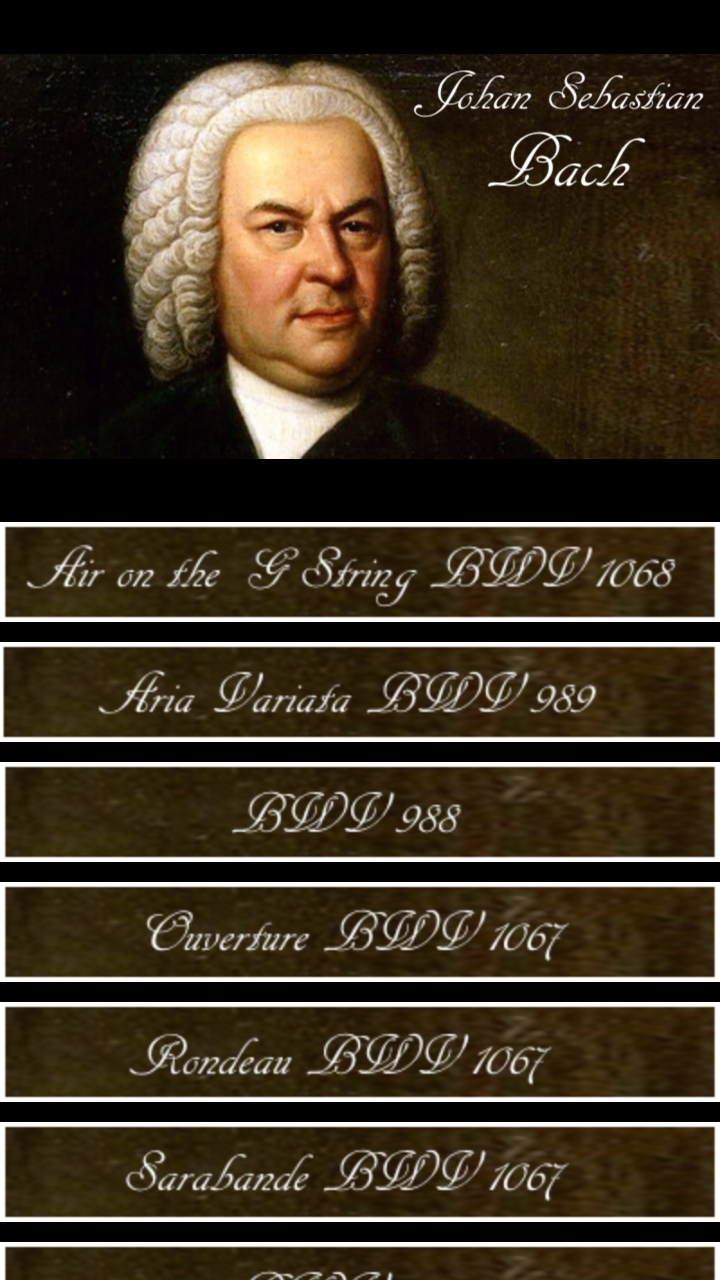 اسکرین شات 1 برنامه Bach symphony