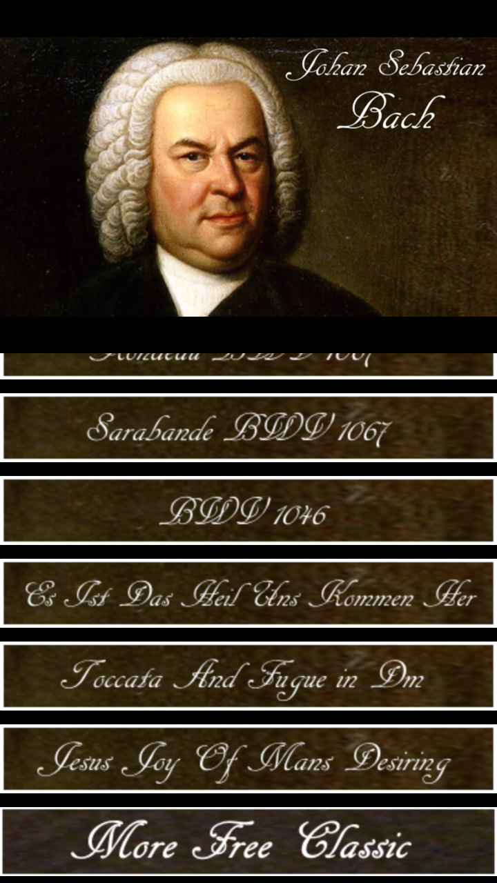 اسکرین شات 3 برنامه Bach symphony