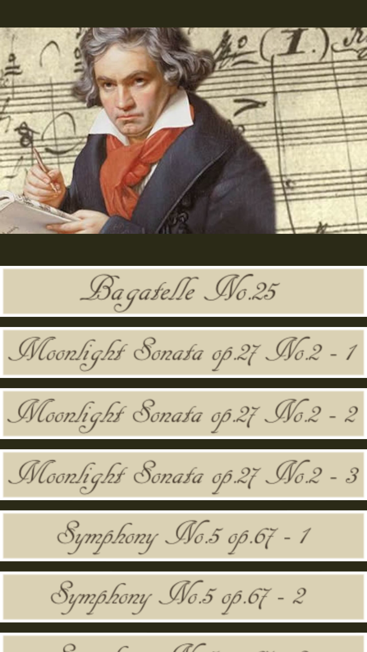 اسکرین شات 1 برنامه Beethoven Symphony