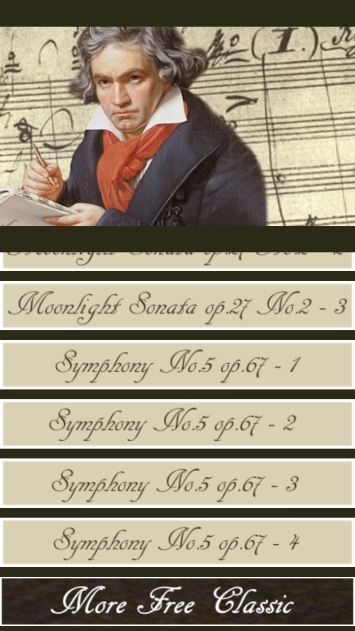 اسکرین شات 3 برنامه Beethoven Symphony