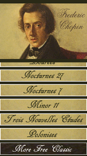 اسکرین شات 3 برنامه Chopin Classical Music
