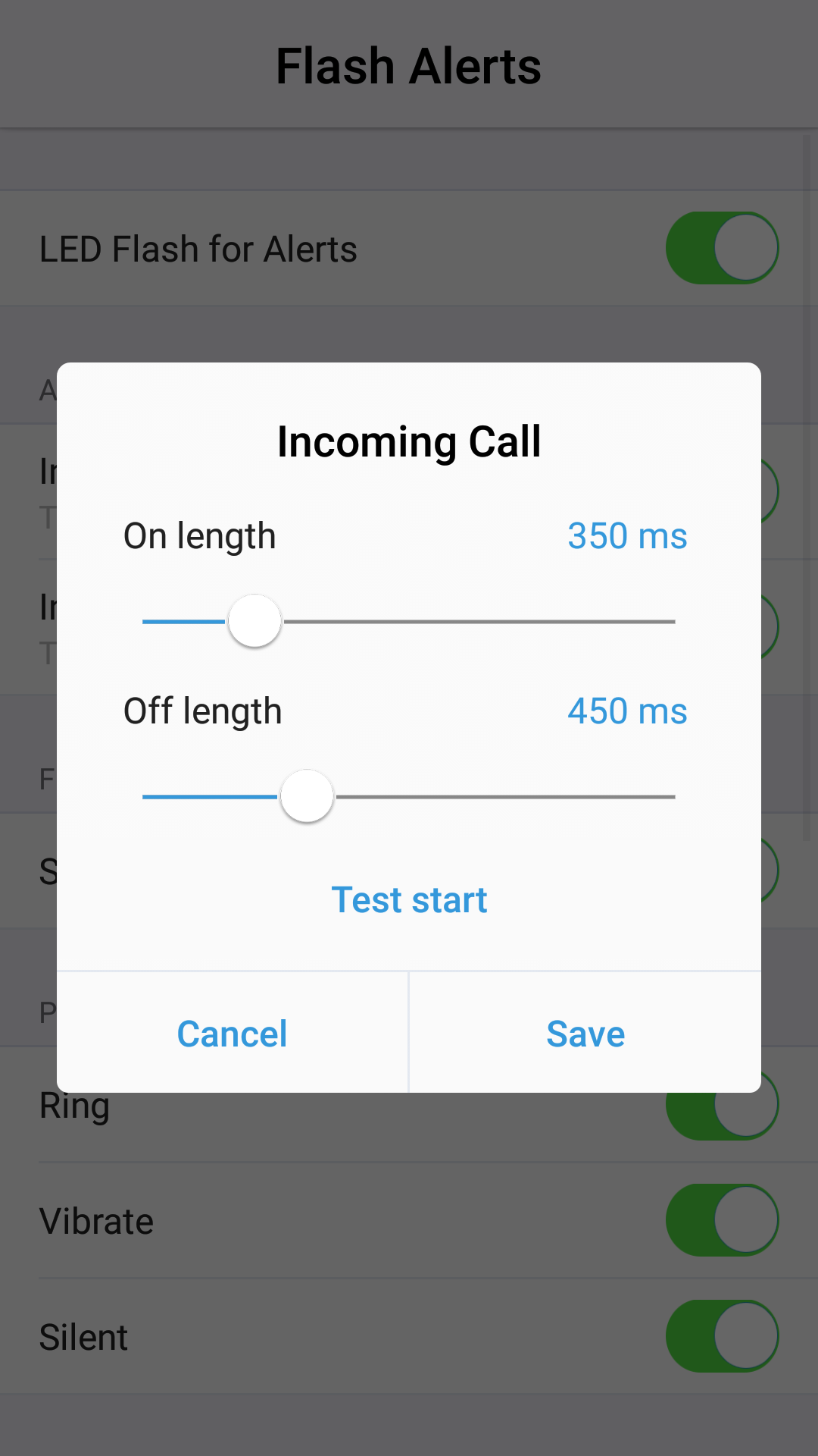اسکرین شات 3 برنامه Flash Notification for All