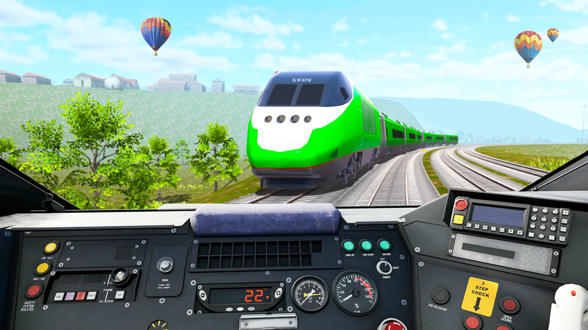 اسکرین شات 1 بازی Train Driving Simulator Games