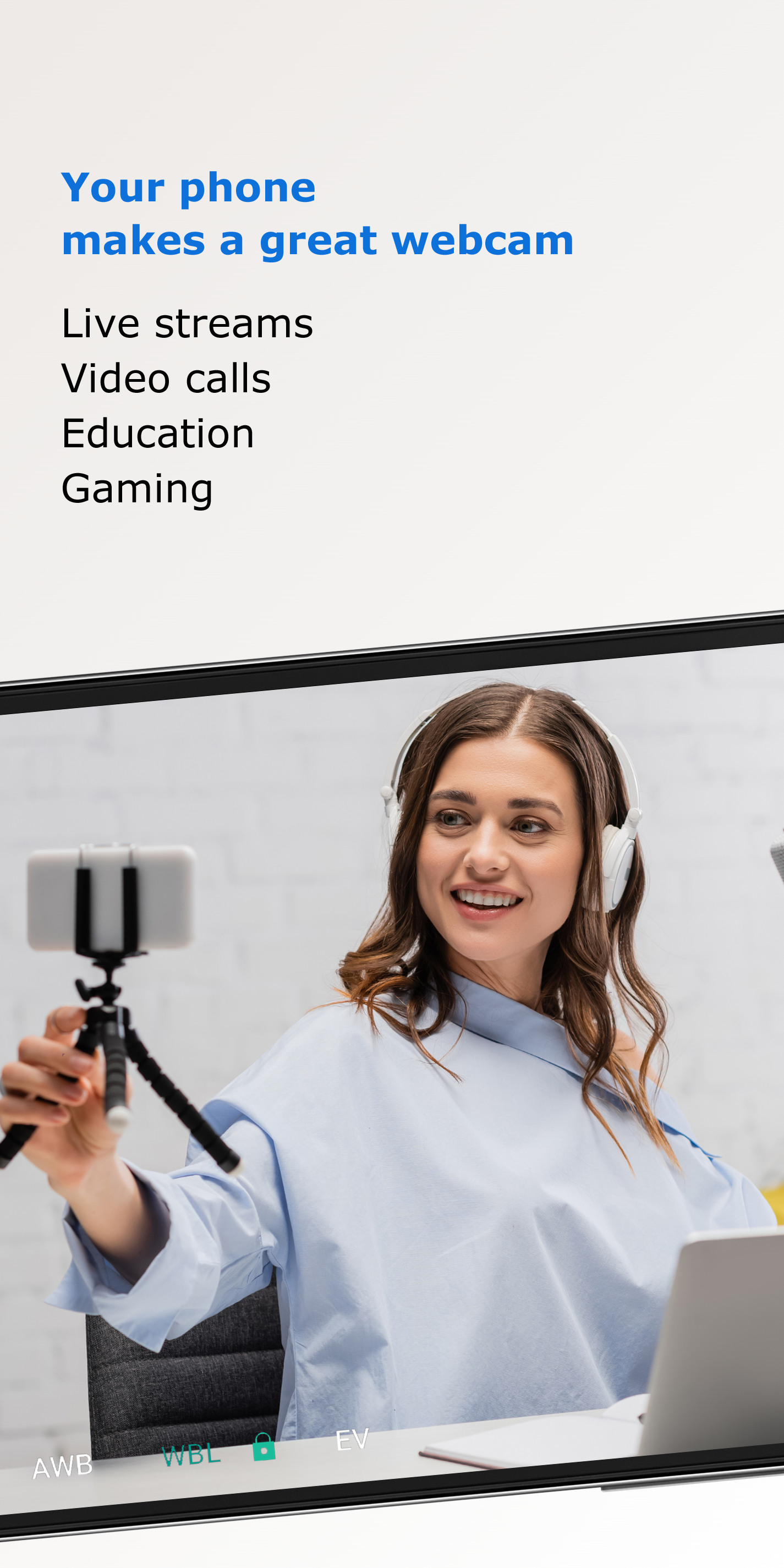 اسکرین شات 6 برنامه DroidCam Webcam & OBS Camera
