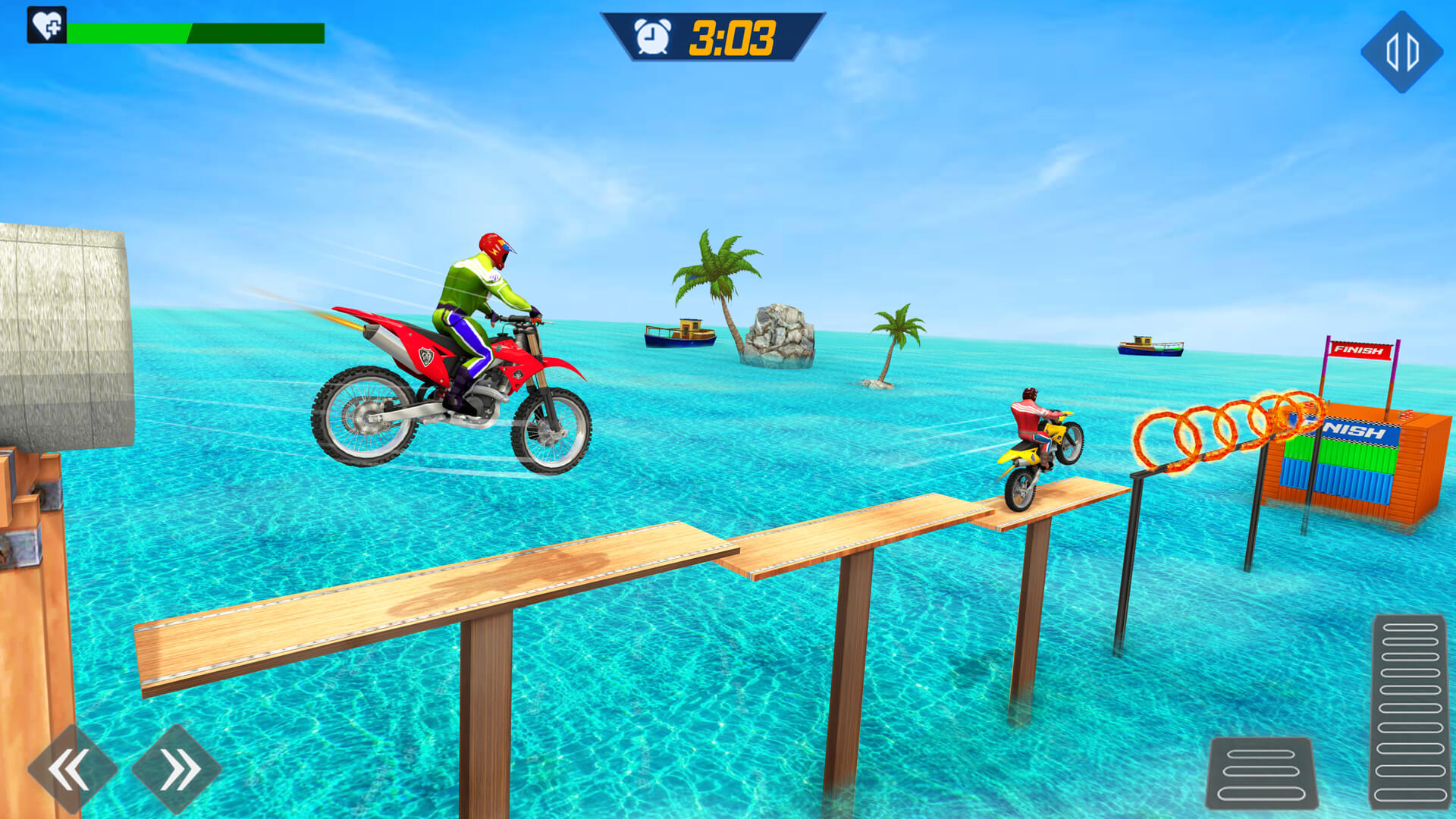 اسکرین شات 3 بازی Superhero Bike 3D : Bike Games