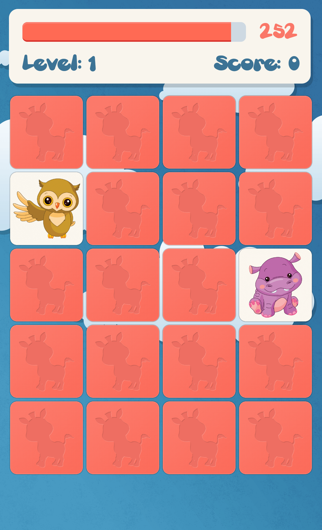 اسکرین شات 4 بازی Animals memory game for kids