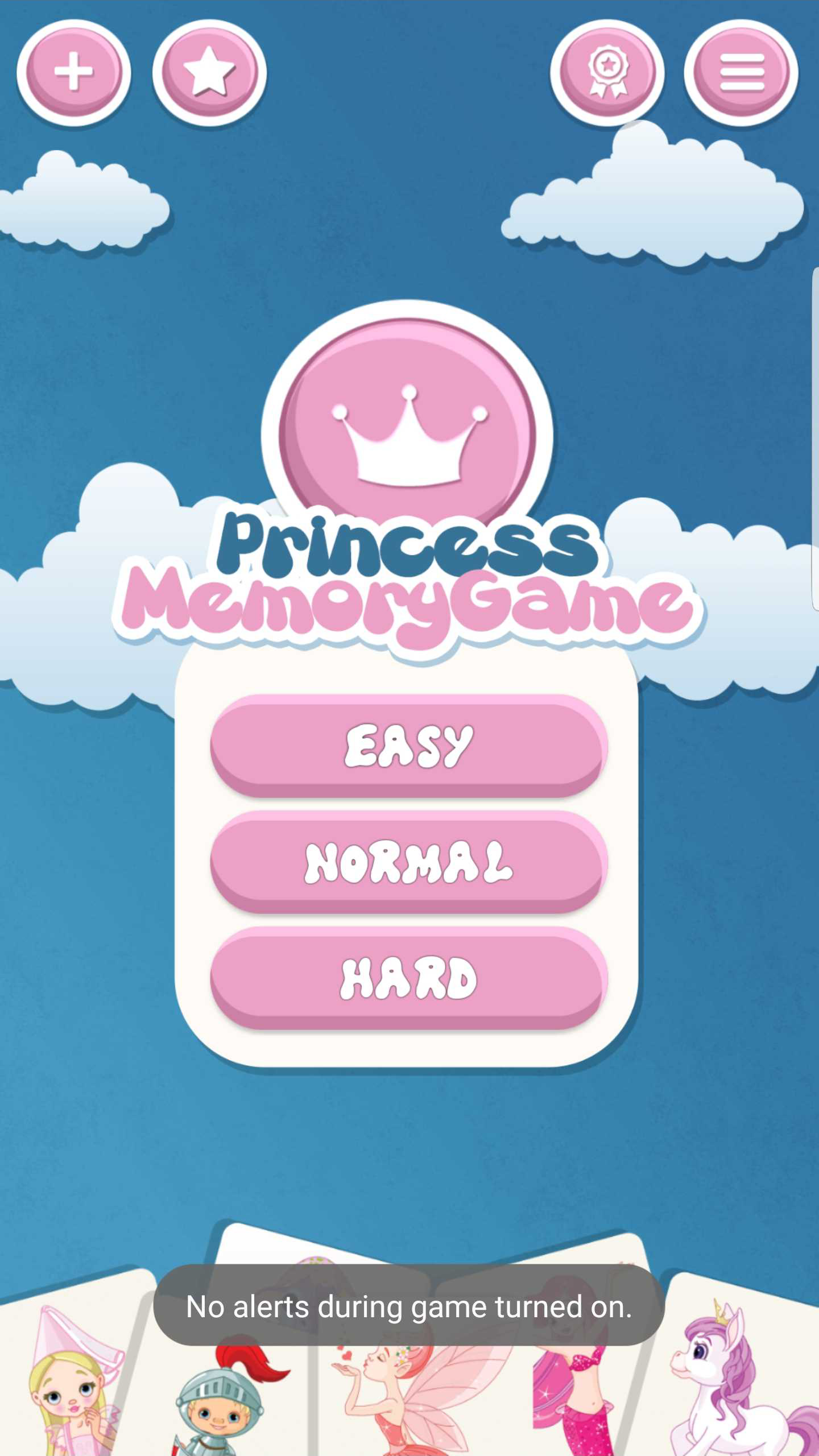 اسکرین شات 2 بازی Princess memory game for kids
