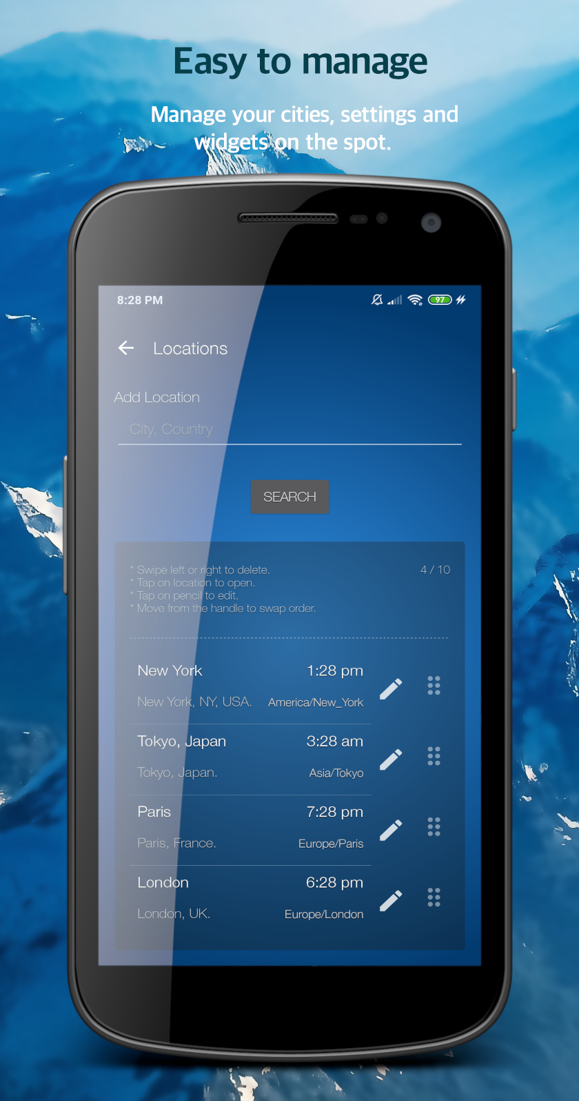 اسکرین شات 7 برنامه Weather Advanced for Android