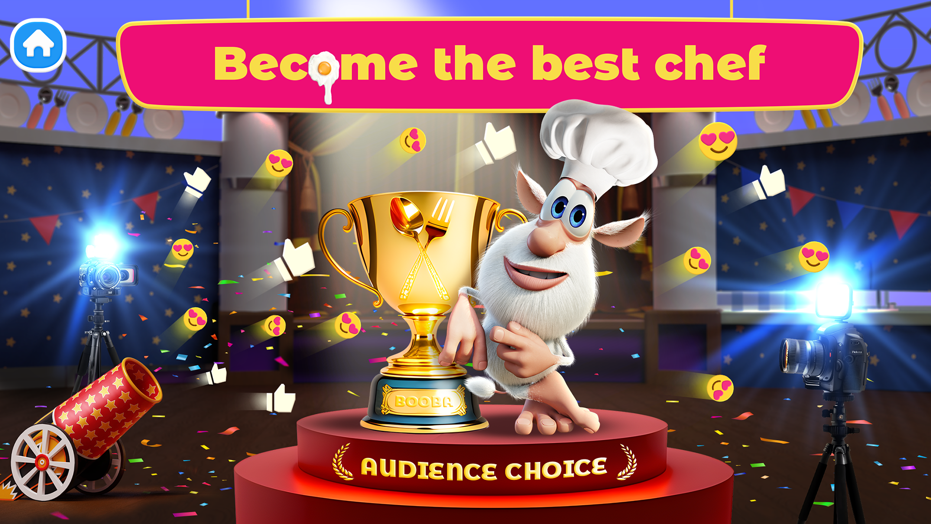 اسکرین شات 6 بازی Booba Kitchen: Kids Cooking!