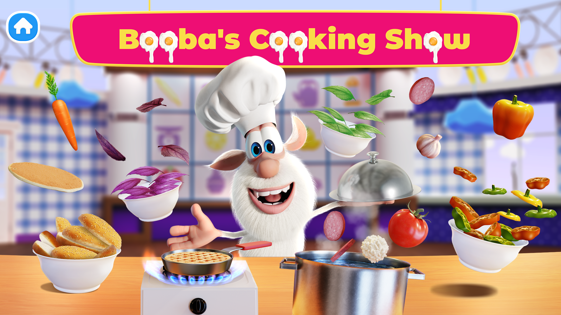 اسکرین شات 1 بازی Booba Kitchen: Kids Cooking!